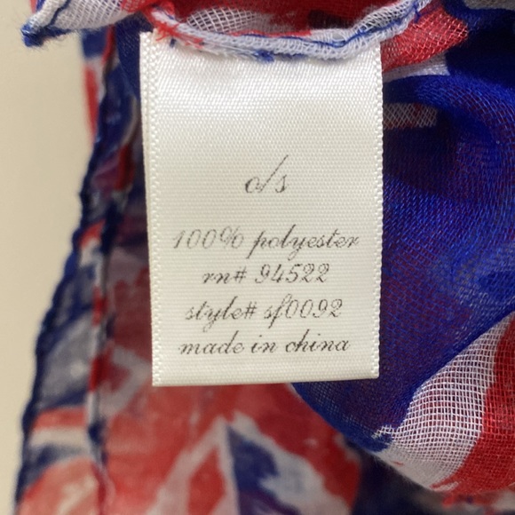 Union Jack light scarf - Picture 2 of 3